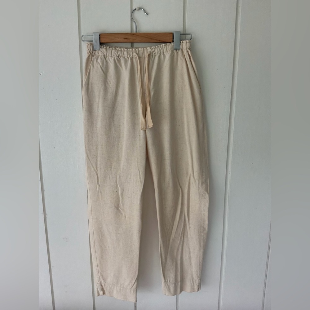 RARE Indigo Luna Store- Women’s Drawstring Pants - XS Natural